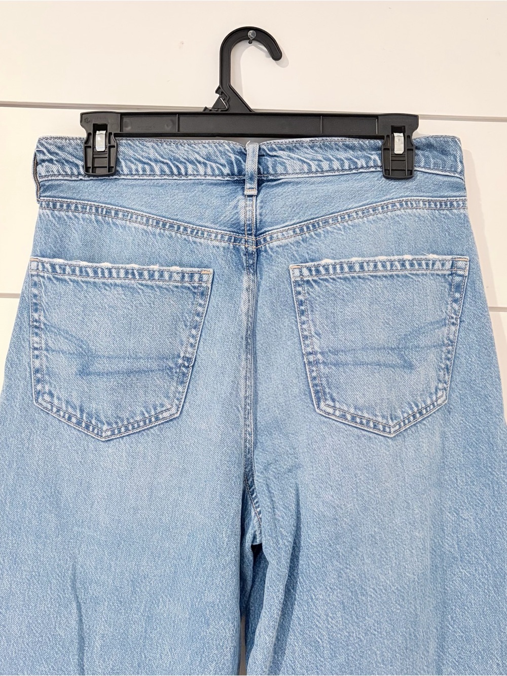 American Eagle Baggy Wide Leg Jeans Y2K Coastal Cowgirl Grungecore 8 - Picture 8 of 14
